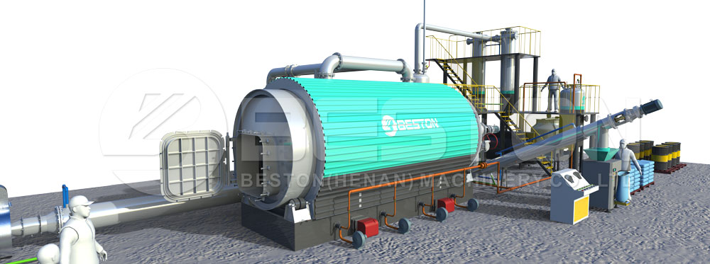 tire recycling machine