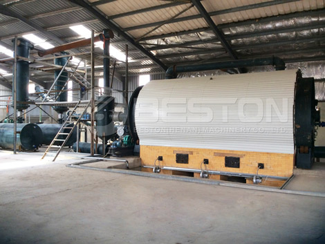 waste tyre pyrolysis plant